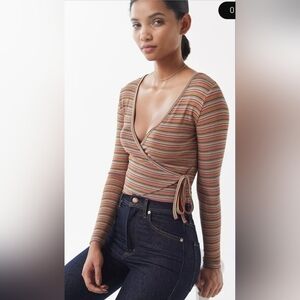 Urban Outfitters Winston Wrapped Crop Top, VGUC, Size XS